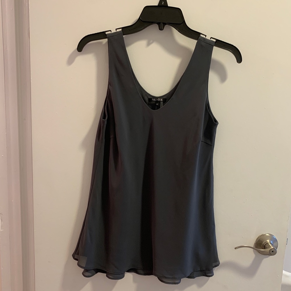 Chiffon tank blouse